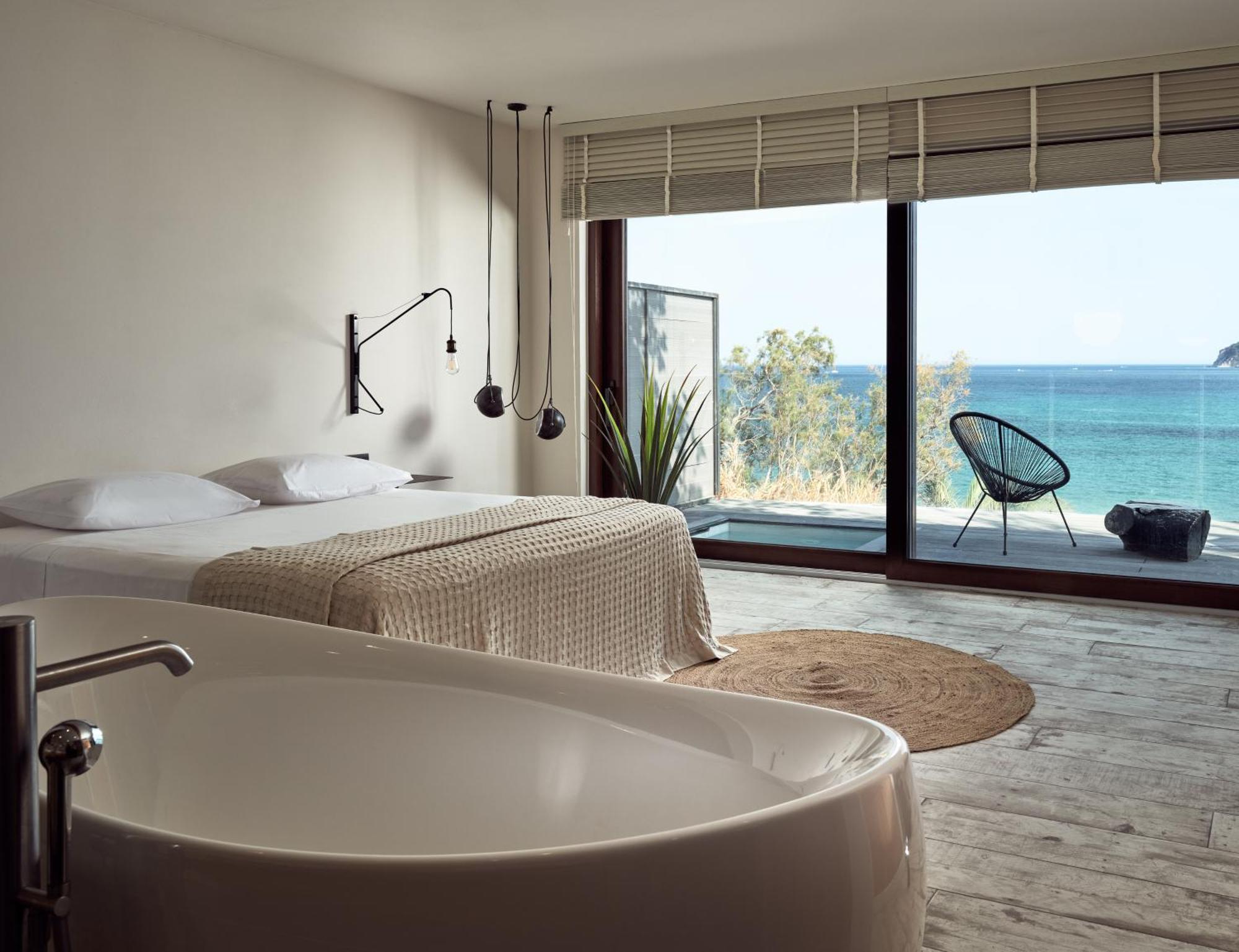 Premium Junior Suite with Outdoor Jetted Tub & Sea View