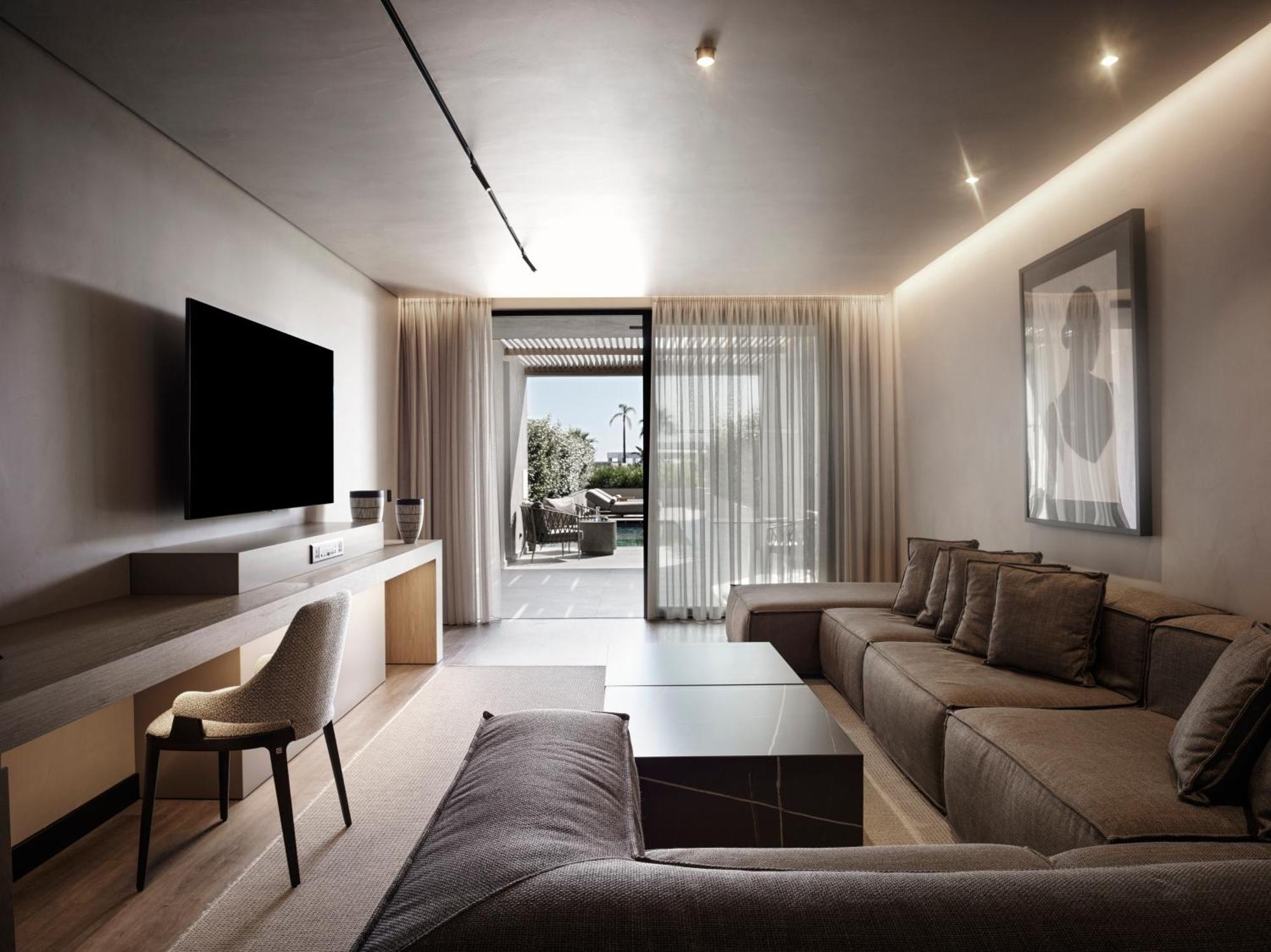 Suite 2 Chambres avec Piscine Privée - Vue Partielle sur Mer