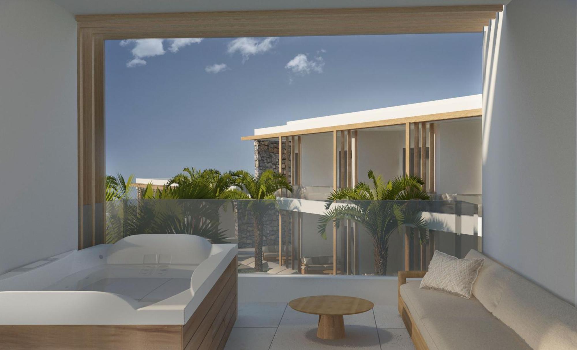 Premium room outdoor jacuzzi