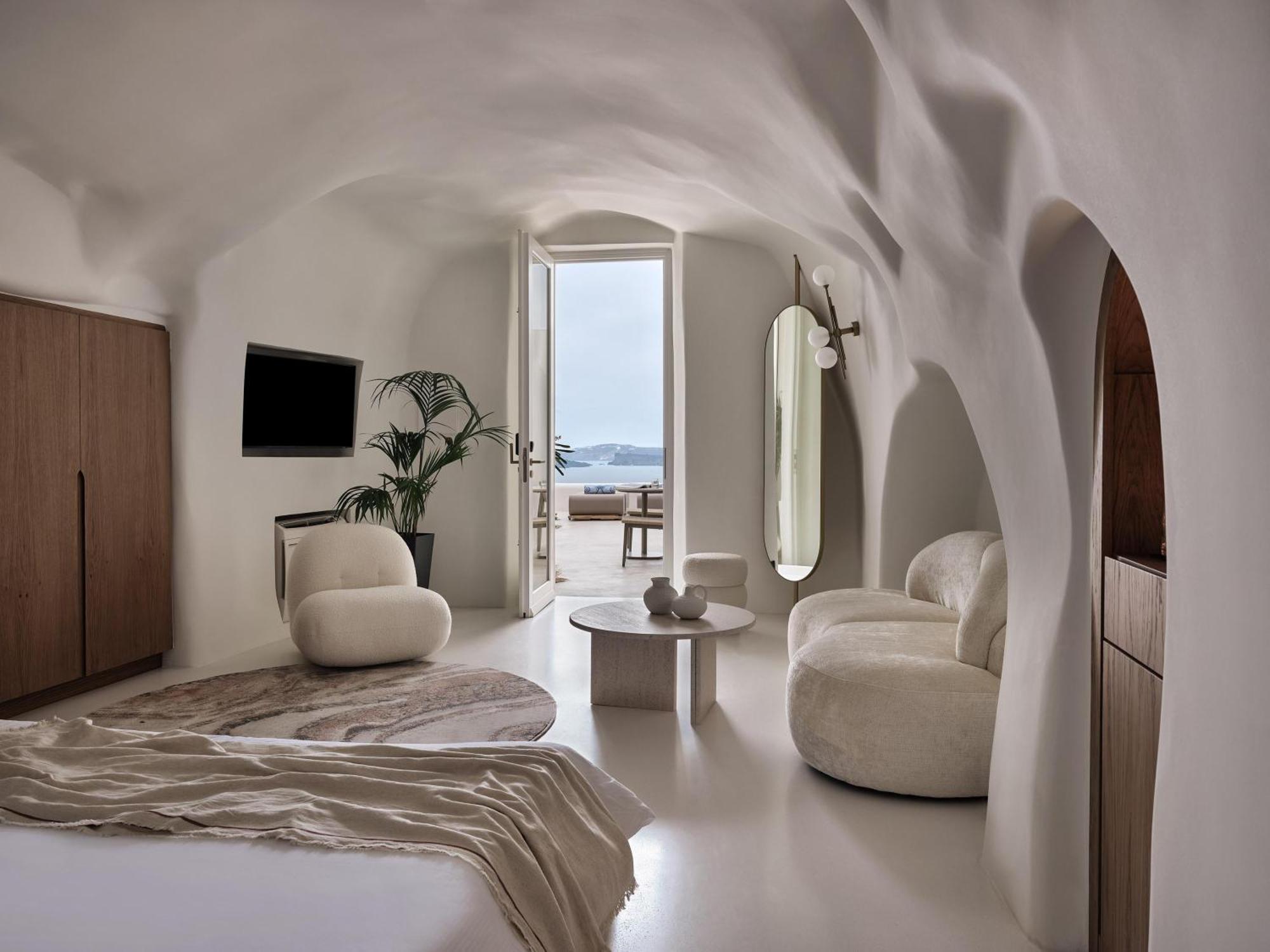 Suite Water Retreat con piscina privada y vistas a la caldera