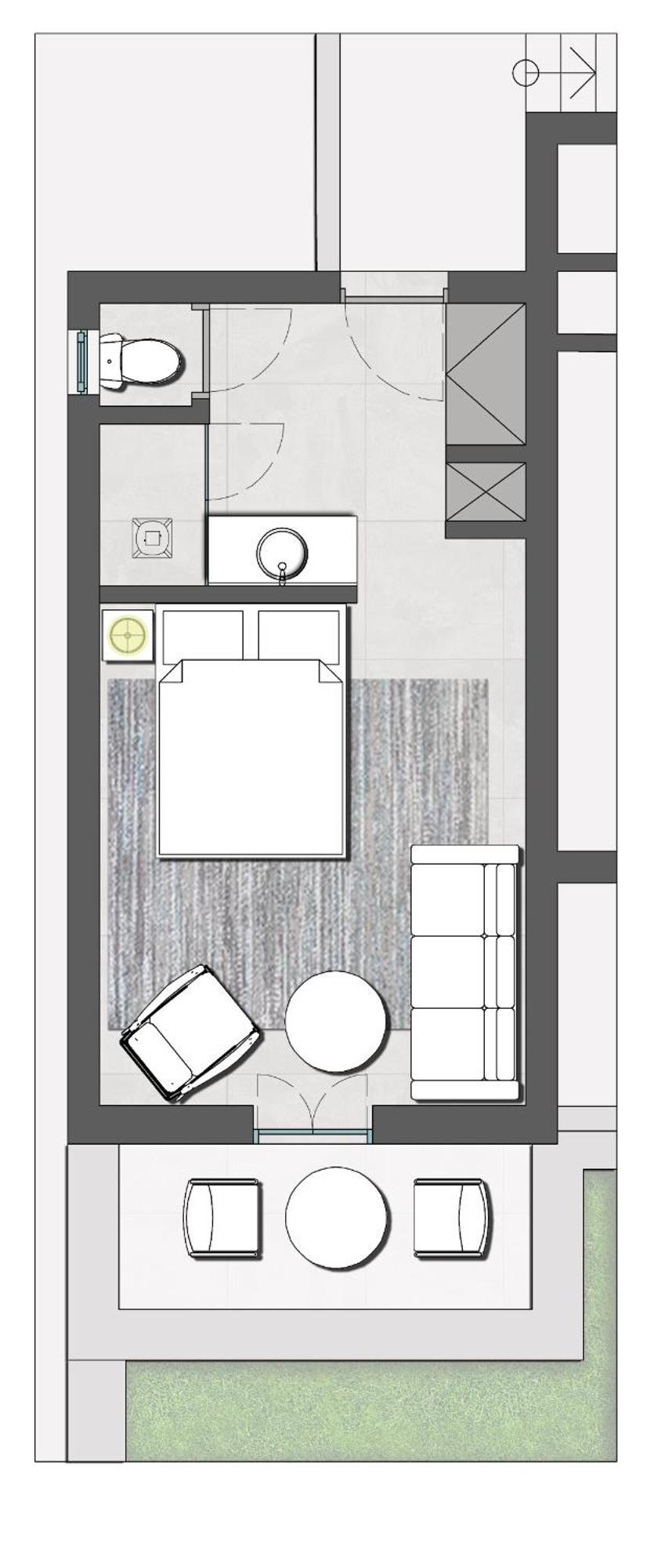 Quarto Superior com Vista para o Mar