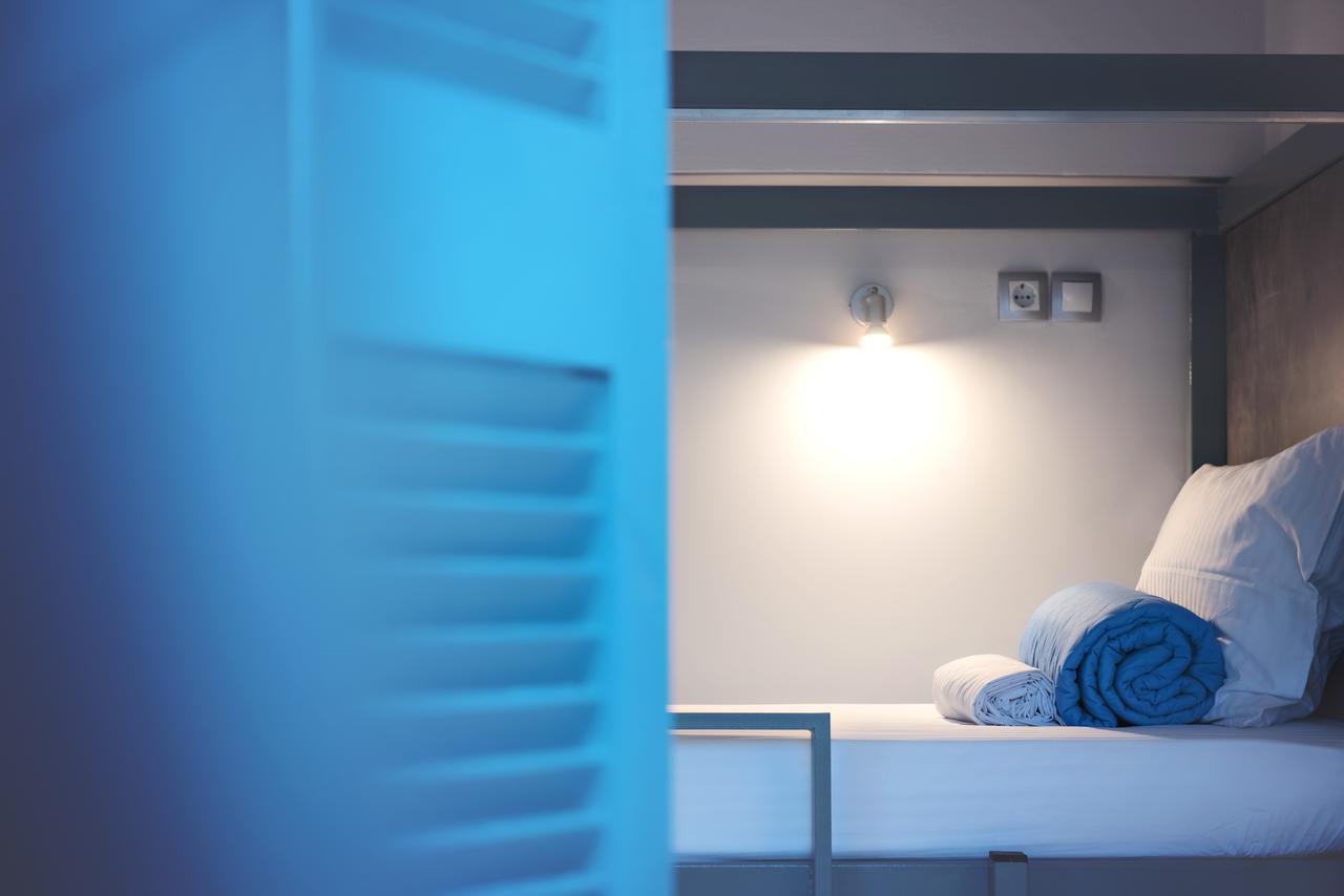 Bed in 4-Bed Dormitory Room with Private Terrace,695655819:JPEG