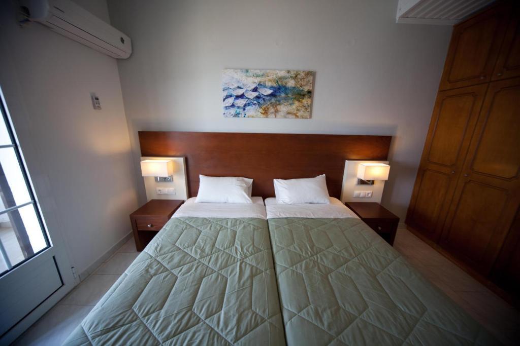 Doppel-/Zweibettzimmer mit Bergblick