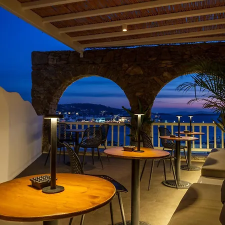 Yalos Hotel Sunset View Mykonos Town Private Rooms-2