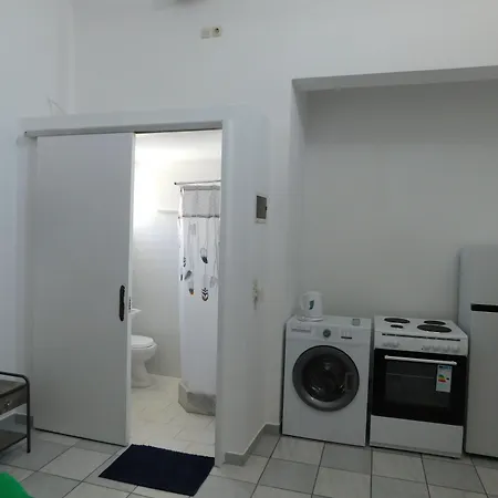 Perissa Art Villa - Kitchen & Washing Machine-3