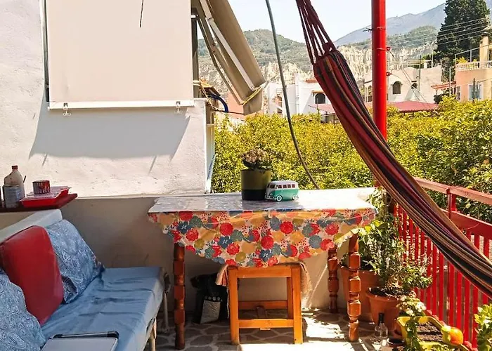 Two-Bedrooms In Greek Vintage Home With Shared Bathroom Corinth